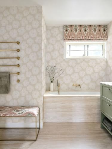 Dimoon Self-Adhesive Peel and Stick Contact Paper Cottage Wallpaper Light Brown - Image 4