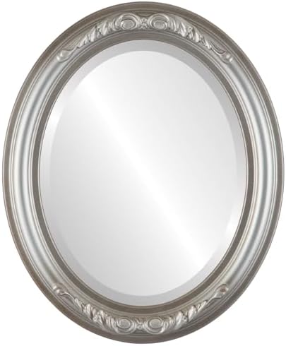 OVALCREST Oval Beveled Wall Mirror by OVALCREST