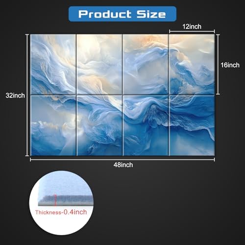 Decorative Acoustic Panels 8 Pack - Image 2