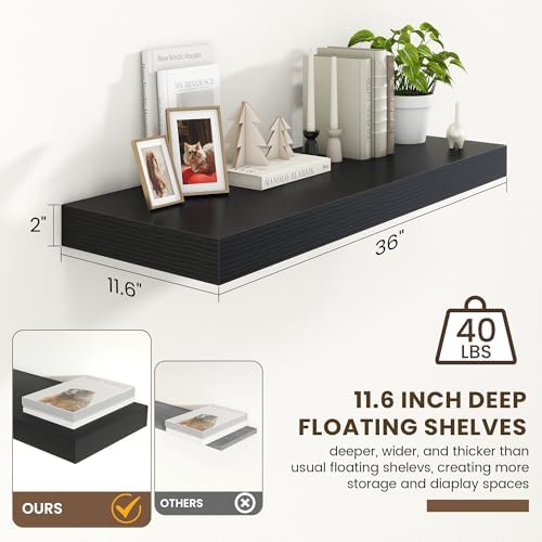 FLYJOE Deep Floating Shelves - Image 2