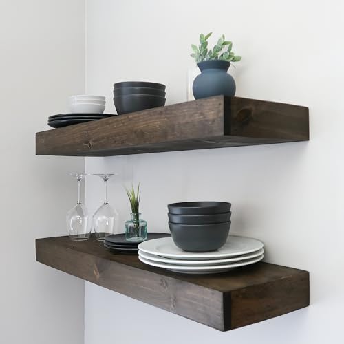 Urbandi Modern Floating Shelves 3 Inches Thick - Image 2
