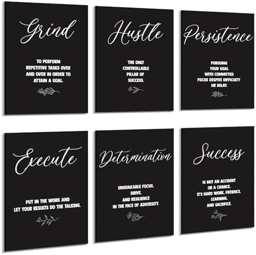 Coume 6 Pack Sound Absorbing Wall Art 12" x 16" Panels, Classic Style by Surlontye