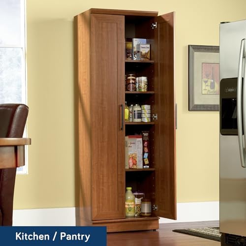 Sauder HomePlus Storage Cabinet/ Pantry cabinets, Sienna Oak finish - Image 4