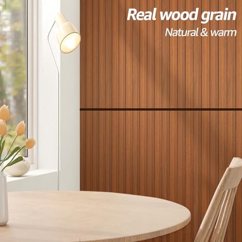 Art3d 48 x 6 Inch WPC Wood Slat Wall Panels, 3D Wall Accents - Image 3