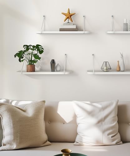 Afuly White Floating Shelves for Wall, Shelf - Image 2