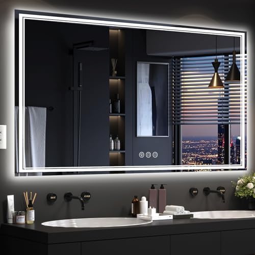 Ratsamee 72"x40" LED Bathroom Mirror by RATSAMEE