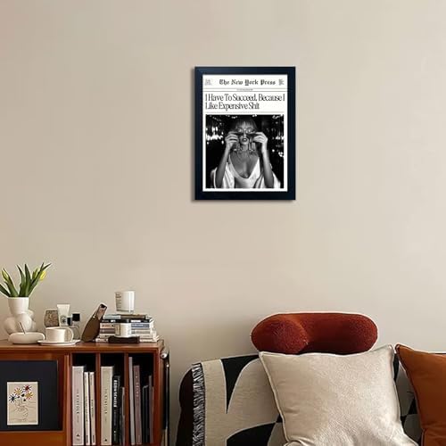 Framed New York Trends Wall Art Black And White Bedroom Decor Girl Room Decor - Image 5