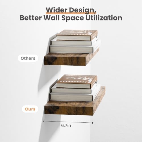 upsimples 15.7 inch Floating Shelves - Image 5