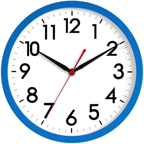 AKCISOT 12 Inch Wall Clock, Silent Battery Operated Analog Clock by Akcisot