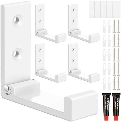 Folding Coat Hooks White Wall Hooks by SPLAYTAP