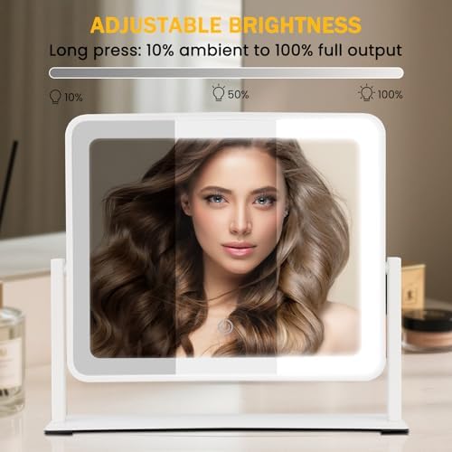 Vanity Mirror with Lights, HD Professional Mirror, Smart Touch with 3-Color - Image 4