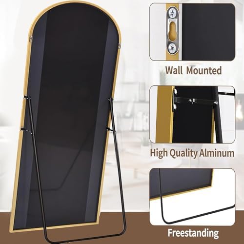 Dewfig Arched Full Length Mirror - Image 5