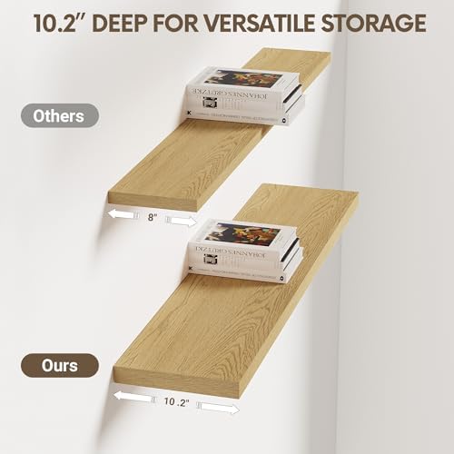 Vivelove 36" Floating Shelves 10 inch Deep - Image 4