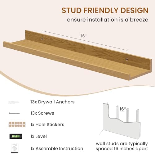 Picture Ledge Shelf, Floating Shelves - Image 5
