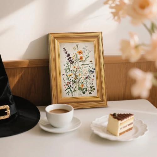 EJPFOGV Watercolor Wildflower Botanical Framed Canvas Wall Art 8x10 inches - Image 4