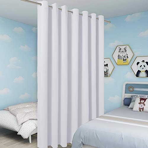 BONZER Extra Wide Room Divider Curtain Screen Partitions - Image 5