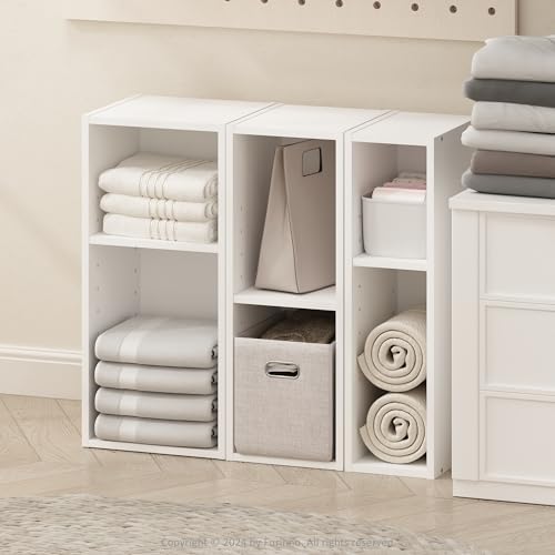Furinno Reed 2-Tier Closet Organizers and Storage, Closet Organizer, Open Shelf - Image 3