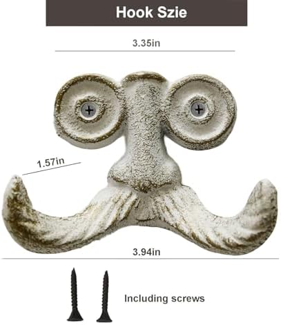 Cast Iron Hook, Heavy Duty Vintage Coat Hooks - Image 2