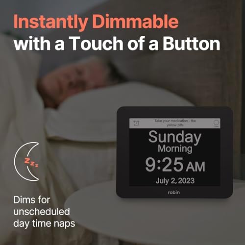 Robin Day Clock 2026 for Seniors, Easy-to-Read Display for Elderly, Day Date - Image 5