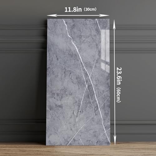 Haimin 3D Wall Panels Peel and Stick Marble Tile Look 10 Pack Waterproof - Image 3