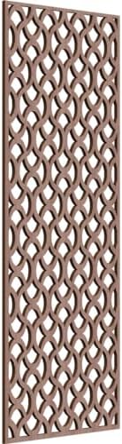 Resort Decorative Pierced Fretwork Wood Wall Panels, 19 3/8"W x 49 3/8"H x 3/8"T by EkenaMillwork