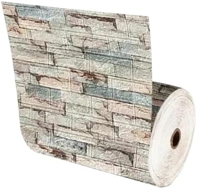 Waterproof Wall Panels 27.5" x 118" Faux Brick Wallpaper Peel and Stick Art by homeemoh