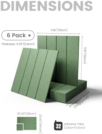 Fluxynara 36" x 24" Large Felt Bulletin Board，Christmas Tree Green-1 - Image 2