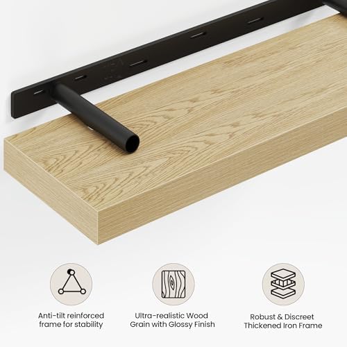 Vivelove 24 Inch Floating Shelves Wall Mounted - Image 4