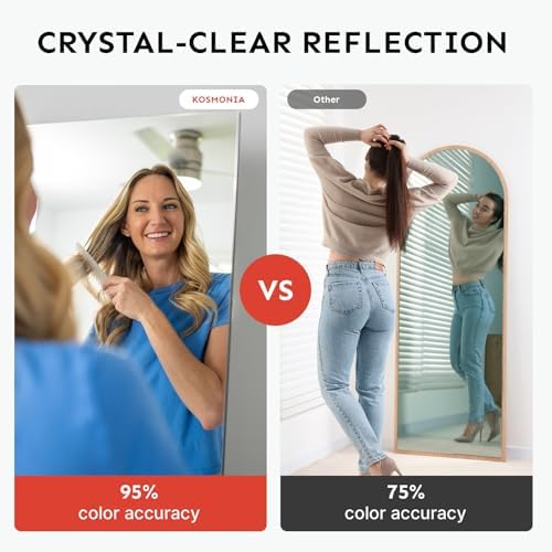 Kosmonia 68"x20" Frameless Full Length Mirror - Image 3