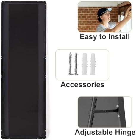 HARRITPURE 56"x21" Full Length Mirror, Rectangle Floor Mirror - Image 7