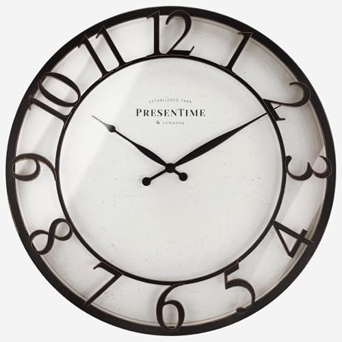 Presentime 21" Farmhouse Series Wall Clock by Presentime