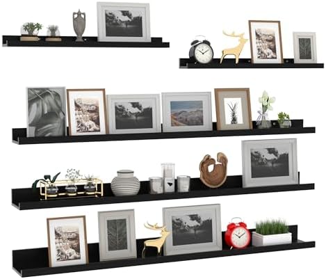 Giftgarden 47 Inch Long Floating Shelves by Giftgarden