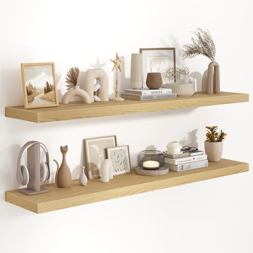 Fun Memories 55 Inch Long Floating Shelves by FunMemories