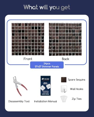 COKAOBE LiteGrid Series Shimmer Wall Backdrop - Image 2