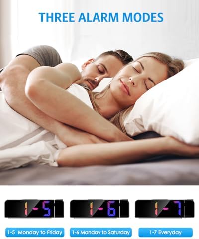 AMIR Bedroom Ceiling Projection Alarm Clock - Image 5