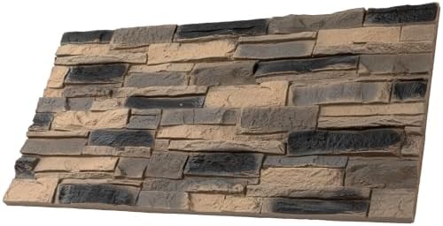 48" x 24" Faux Stone Wall Panel Wall Panels by Unknown