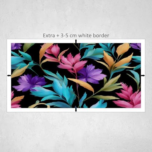 Surreal Botanical Floral Canvas Wall Art, Modern Artwork Wall Art Home Decor - Image 5