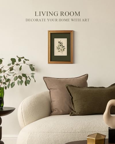 VIYYIEA Vintage Gold Framed Wall Art, Olive Canvas Painting, Vintage Olive Tree - Image 5