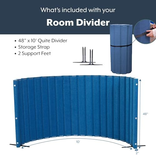 Angeles Room Divider, Acoustic Room Divider Panel - Image 3