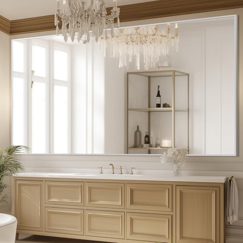 MELOMOIR 44"x72" Oversized Floor Mirror, Free Standing Leaning or Hanging - Image 6