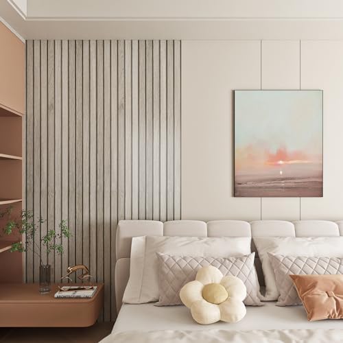 Livelynine 15.8x394 Inch 3D Wood Slat Wallpaper - Image 4