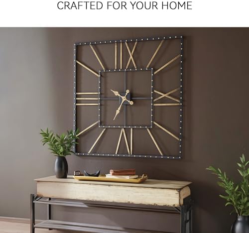 Signature Design by Ashley 40" Square Metal Wall Clock - Image 4