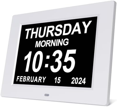 SSINI Dementia Clock Large Digital Calendar by SSINI
