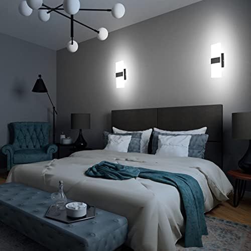 TRLIFE Dimmable Wall Sconces, Modern Wall Sconces Set of 2 Hardwired Wall - Image 5
