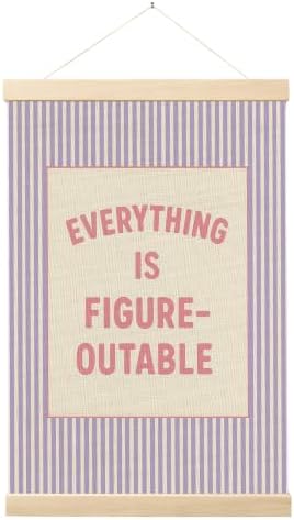 FGFK Positive Affirmations Wall Art Poster Hanger Frame 16x24 Inch by WelcometoFGFKhome