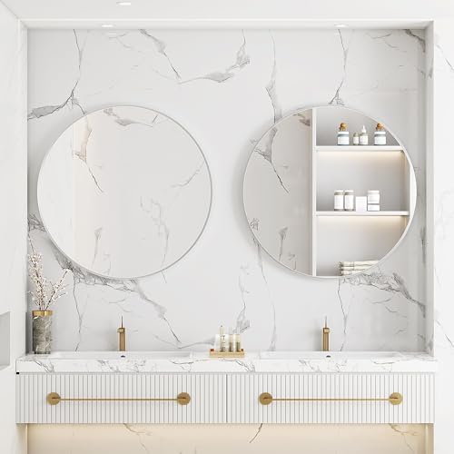 Itrue Round Metal Wall Mirror, 30 Inch - Image 4