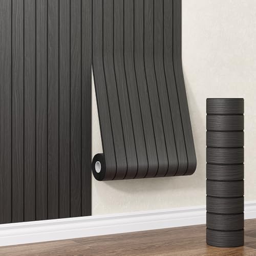 Peel and Stick PVC Slat Wall Panel 118"x15.75" Faux Wood Slat Panels, by HomeUpgradeMadeSimple