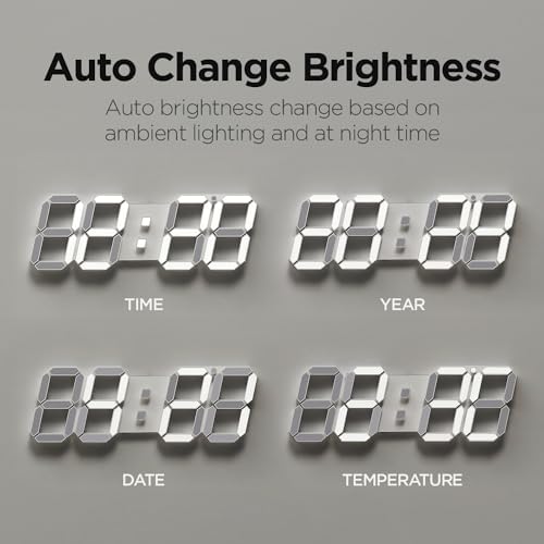 mooas 3D LED Clock - Image 4