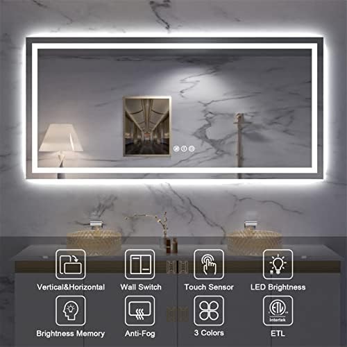 Amorho LED Bathroom Mirror - Image 5