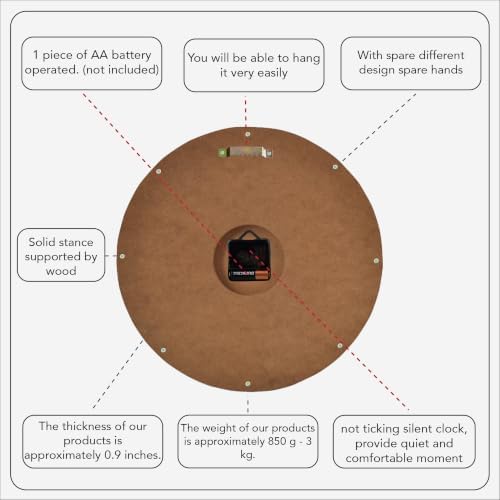 Handmade Copper Wall Clock Artisan Touch in Every Piece - Image 3